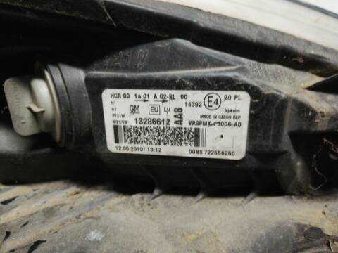 Foto 2ª: Faro Izquierdo Opel Meriva A14NEL (2010)