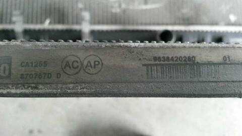 Foto 3ª: Radiador Calefaccion A.A. Peugeot 307 2.0 HDI FAP CAT 107CV 79KW [RHS (DW10ATED)] (2002)