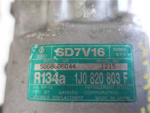 Foto 3ª: Compresor Aire Acondicionado Volkswagen Golf 1.8 T BERLINA 150CV 110KW [ARZ] (2000)