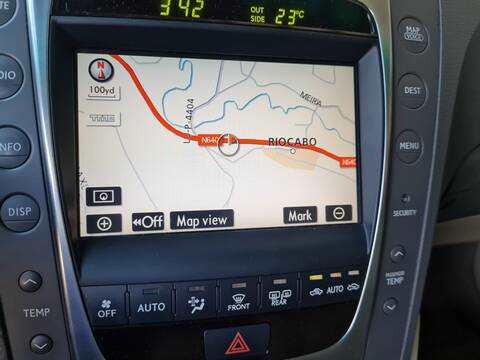 Foto 3ª: Sistema GPS Lexus GS 450 H 296CV 218KW [2GRFSE] (2007)