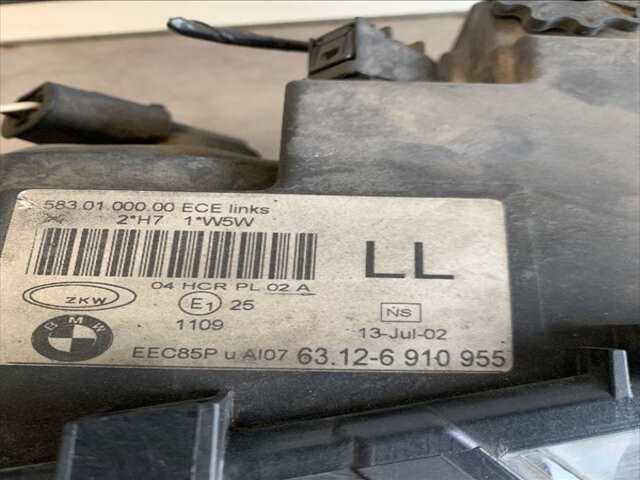 Foto 2ª: Faro Izquierdo Bmw Serie 3 315 2.0 16V 143CV BERLINA 0CV [N42B20A] (2002)