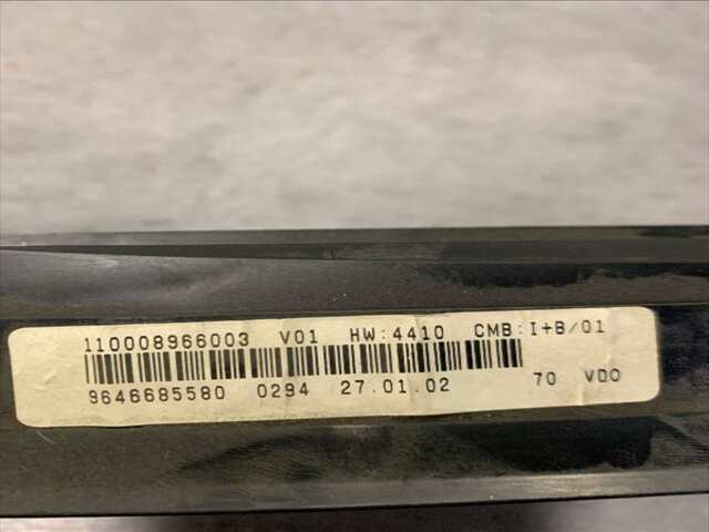 Foto 3ª: Cuadro de Instrumentos Citroen Xsara 2.0 HDI90CV PICASSO [RHY] (2002)
