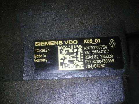 Foto 4ª: Bomba Inyeccion Renault Megane CONFORT AUTHENTIQUE BERLINA 106CV 78KW II CLASSIC BERLINA [K9K732] (2006)