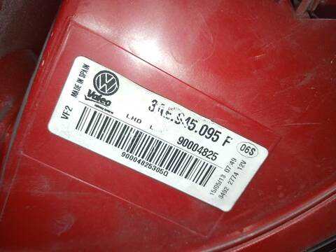 Foto 3ª: Piloto Trasero Izquierdo Volkswagen Passat 2.0 TDI 140CV 103KW [CFFB] (2013)