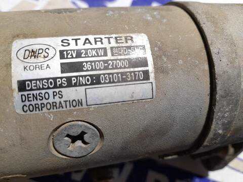 Foto 2ª: Motor de Arranque Kia Carens 2.0 TD CAT 113CV [D4EA] (2002)