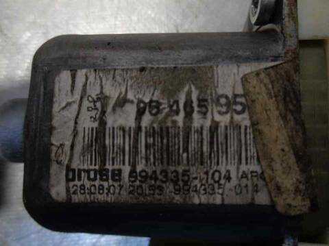 Foto 3ª: Elevalunas Eléctrico Trasero Izquierdo Peugeot 407 2.0 16V HDI CAT RHR - DW10BTED4) 136CV 100KW (2007)