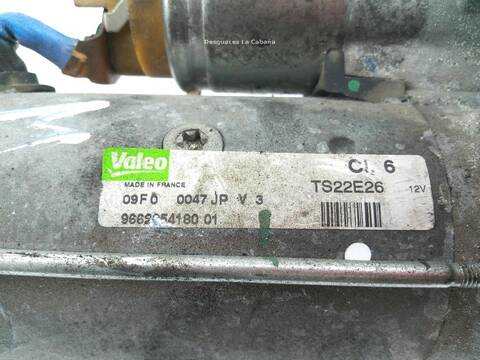 Foto 2ª: Motor de Arranque Peugeot Partner VERSION INDEFINIDA (1996)