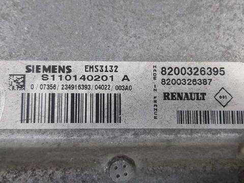 Foto 3ª: Centralita Motor ECU Renault Clio 1.2 58CV 43KW [D7F G7] (2004)