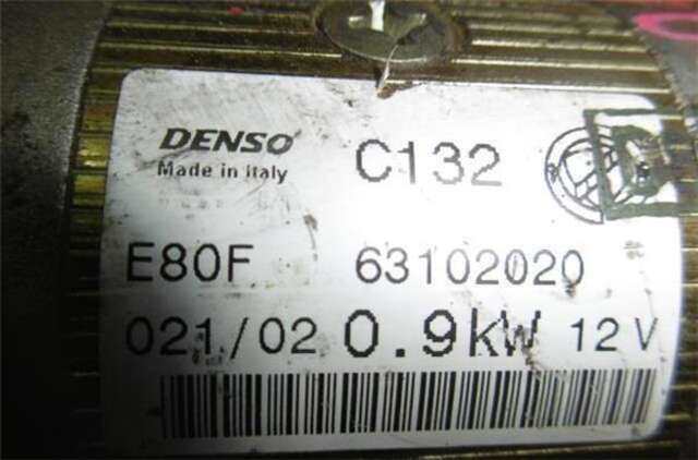 Motor de Arranque Fiat Palio 1.2 [1.2 LTR. - 44 KW CAT]