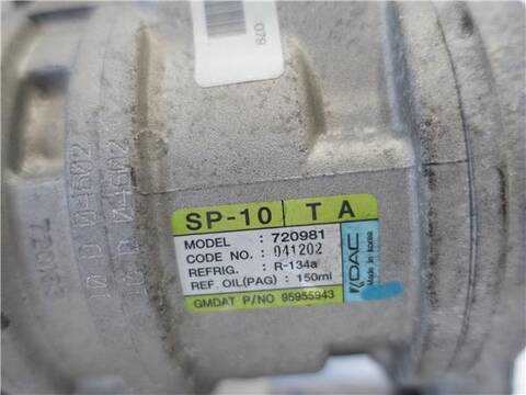 Foto 3ª: Compresor Aire Acondicionado Chevrolet Aveo 1.2 LS HATCHBACK 84CV 62KW [B12D1] (2010)
