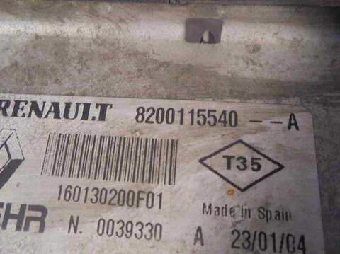 Foto 2ª: Intercooler Renault Megane 1.9 DCI DIESEL BERLINA 120CV 88KW II BERLINA 3P [F9Q B8] (2004)