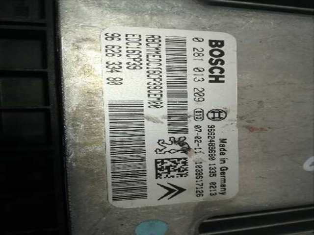 Foto 2ª: Centralita Motor ECU Citroen C5 EXCLUSIVE BERLINA 170CV 125KW [4HTDW12BTED4] (2006)