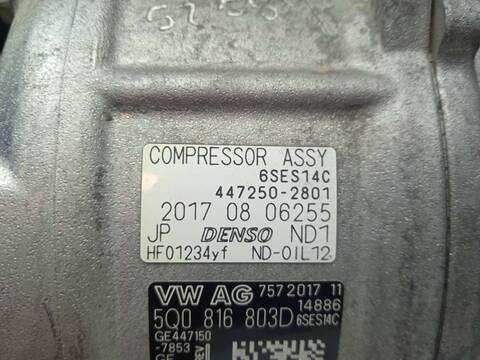 Foto 2ª: Compresor Aire Acondicionado Seat Leon STYLE VISIO 125CV 92KW [CZC] (2018)