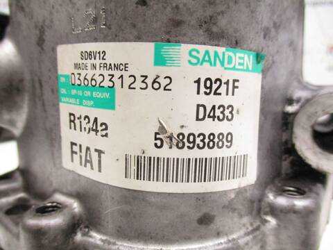 Foto 3ª: Compresor Aire Acondicionado Fiat Doblo 1.9 D II 120CV 88KW 152) 263A2000 (2014)