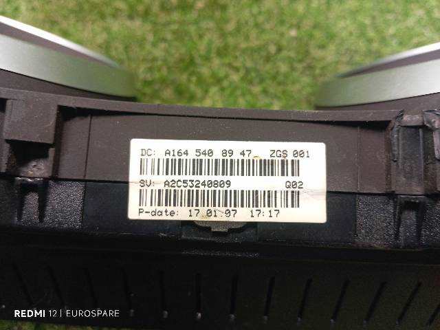 Foto 4ª: Cuadro de Instrumentos Mercedes Clase ML 320 3.0 CDI 5P [642940] (2007)