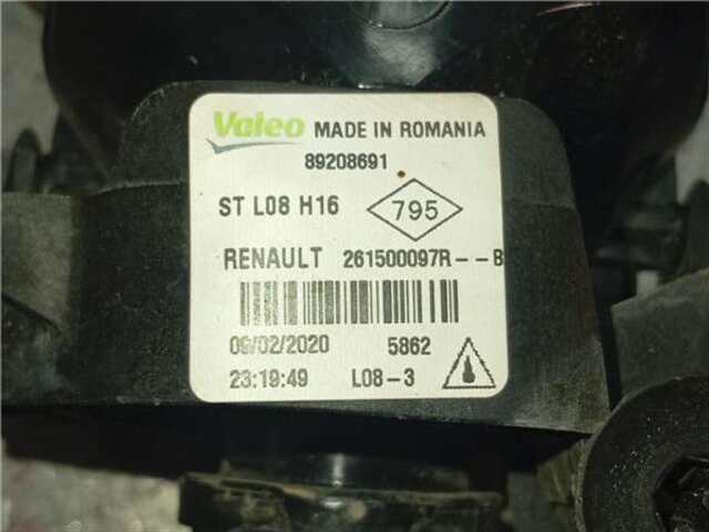 Foto 2ª: Faro Antiniebla Delantero Izquierdo Renault Megane 1.4 DYNAMIQUE [1.4 LTR. - 96 KW TCE] III COUPE-CABRIO (04.2010-_)