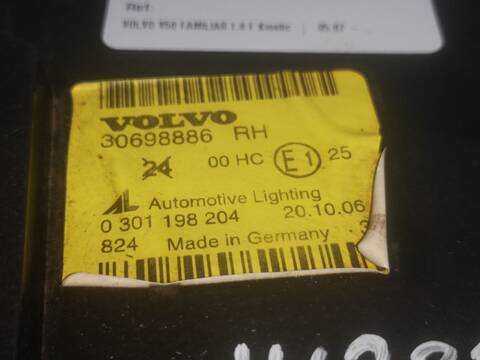 Foto 2ª: Faro Derecho Volvo V50 B4184S11 FAMILIAR (2007)