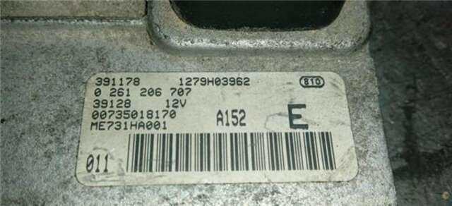 Centralita Motor ECU Alfa Romeo 147 2.0 SELESPEED DISTINCTIVE [2.0 LTR. - 110 KW 16V CAT]