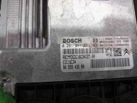 Foto 2ª: Centralita Motor ECU Citroen C4 1.6 16V HDI 90CV [9HXDV6ATED4] (2004)