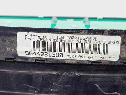 Foto 4ª: Cuadro de Instrumentos Peugeot 406 SRDT PACK BERLINA 90CV 66KW [RHY] (2003)