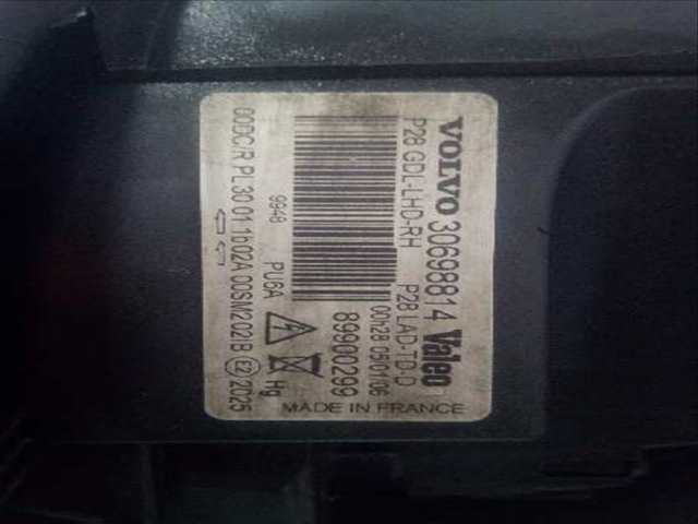 Foto 2ª: Faro Derecho Volvo XC 90 D5 OCEAN RACE 185CV 136KW [D5244T4] (2006)