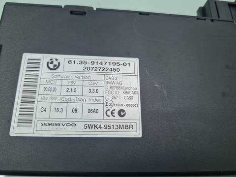 Foto 3ª: Centralita Motor ECU Bmw Serie 3 315 320D BERLINA 177CV 130KW [N47D20A] (2007)