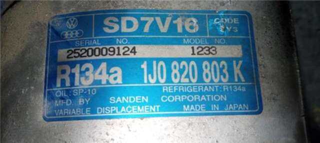 Foto 2ª: Compresor Aire Acondicionado Volkswagen Golf 1.9 TDI [ATD]