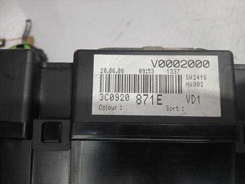 Foto 3ª: Cuadro de Instrumentos Volkswagen Passat INDIVIDUAL 140CV (2005)