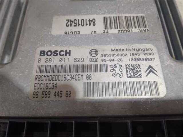 Foto 2ª: Centralita Motor ECU Peugeot 307 1.6 HDI 110 [9HY (DV6TED4)]