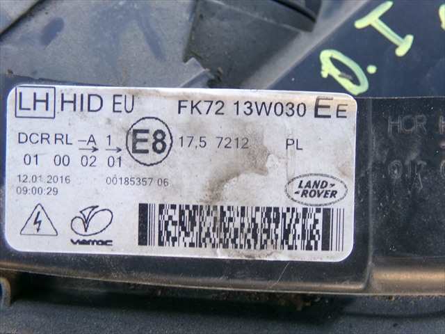 Foto 4ª: Faro Izquierdo Land Rover Discovery 2.0 D 2014-2019,SPORT [204DTD] (2016)