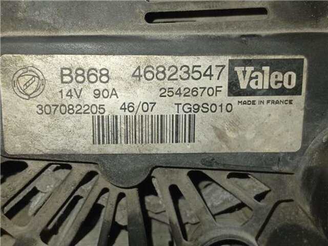 Foto 2ª: Alternador Fiat Punto 1.3 DYNAMIC [1.3 LTR. - 55 KW 16V JTD CAT]
