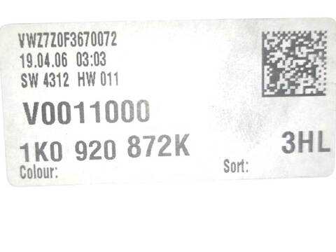 Foto 3ª: Sistema Audio Radio CD Volkswagen Golf 1.9 TDI 105CV (2003)