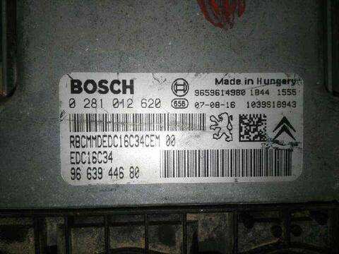 Foto 2ª: Centralita Motor ECU Citroen Berlingo X 75CV 55KW