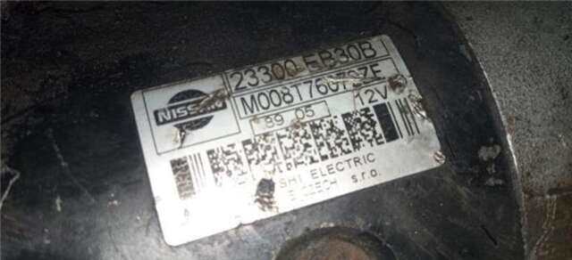 Motor de Arranque Nissan Pathfinder 2.5 DCI