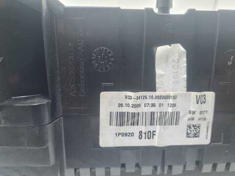 Foto 2ª: Cuadro de Instrumentos Seat Leon 1.9 TDI 90CV 66KW [BXF] (2009)