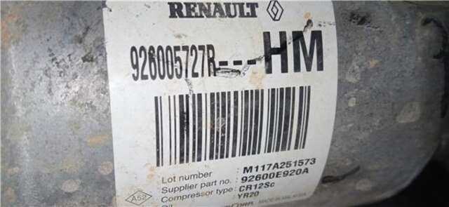 Compresor Aire Acondicionado Dacia Dokker 1.6 STEPWAY ESSENTIAL [1.6 LTR. - 75 KW SCE CAT]