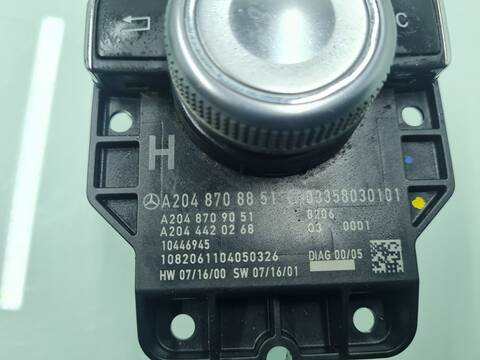 Foto 2ª: Mando Multifuncion Mercedes Clase C 160 220 T CDI 204.208) 170CV 125KW FAMILIAR [OM646811] (2008)