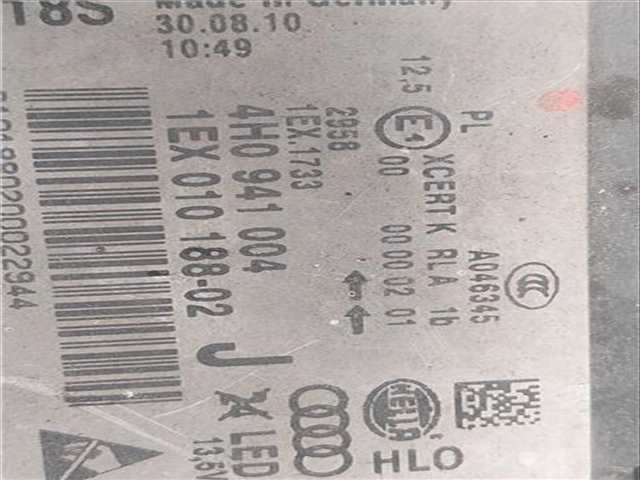 Foto 3ª: Faro Derecho Audi A8 3.0 TDI QUATTRO 250CV 184KW [CDT] (2011)
