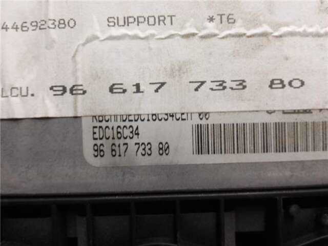 Foto 3ª: Centralita Motor ECU Peugeot 307 1.6 XS [1.6 LTR. - 66 KW 16V HDI] [9HX]