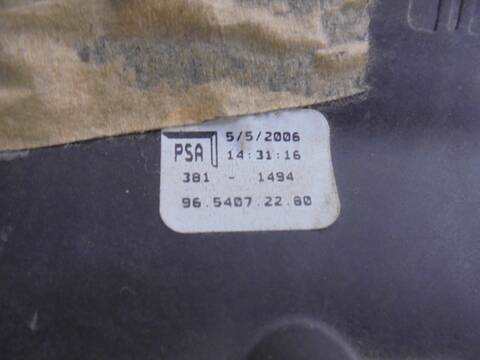 Foto 3ª: Palanca de Cambio Peugeot 207 XS 109CV 80KW [9HZ] (2007)