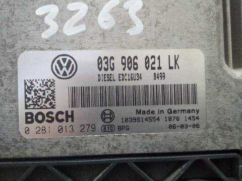 Foto 2ª: Centralita Motor ECU Seat Leon ERENCE 105CV 77KW [BKC] (2006)