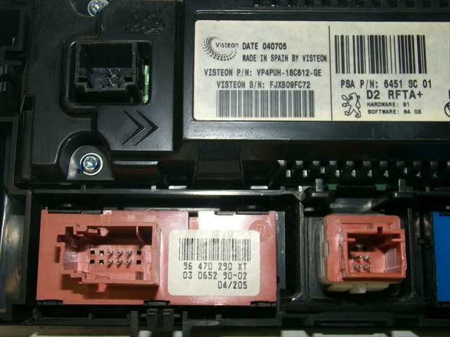 Foto 3ª: Mando Calefacción A. A. Peugeot 407 2.0 HDI 2004-2010 [RHR] (2004)