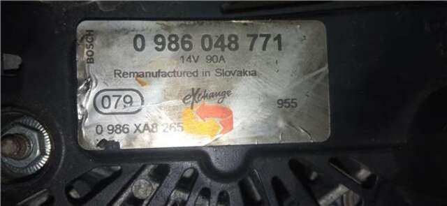 Alternador Opel Combo 1.3 CARGO L1H1 2.2T [1.3 LTR. - 66 KW 16V CDTI]