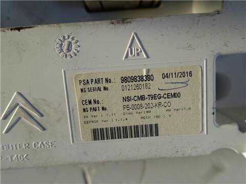 Foto 3ª: Cuadro de Instrumentos Peugeot 308 1.6 ACCESS 99CV 73KW [BH02] (2017)