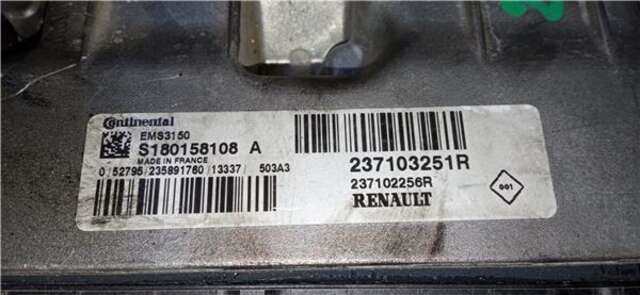 Centralita Motor ECU Renault Megane 1.2 EXPRESSION [1.2 LTR. - 85 KW 16V TCE] III BERLINA 5P (2008-_)