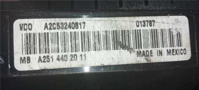 Cuadro de Instrumentos Mercedes Clase ML 230 3.0 ML 320 CDI (164.122) [3.0 LTR. - 165 KW CDI CAT]