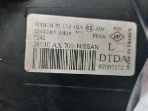 Foto 3ª: Faro Derecho Nissan Micra SPORT 80CV [CR12DE] (2002)