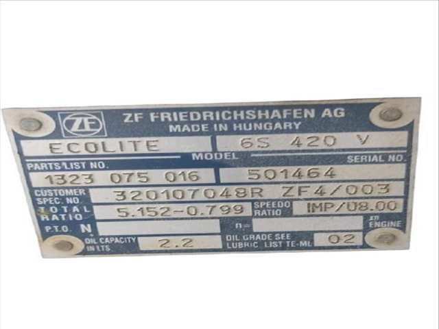 Foto 3ª: Caja Cambios Renault Master 2.3 DCI 125 FWD EV0C EV0D EV0J HV0C HV0D HV0H ... (2010)