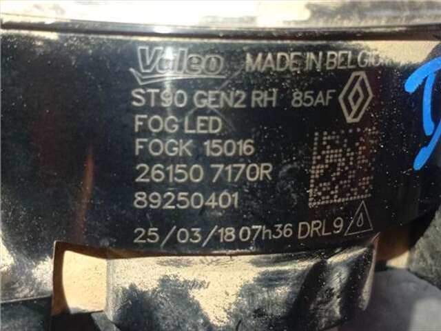 Foto 2ª: Faro Antiniebla Delantero Derecho Renault Clio 0.9 BUSINESS [0.9 LTR. - 66 KW TCE ENERGY BIVALENT. GASOLINA - GPL] [H4BB408]