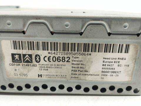 Foto 3ª: Sistema Audio Radio CD Citroen C4 COLLECTION BERLINA 90CV 66KW [9HX] (2004)